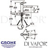 Grohe Concetto Single-Lever Sink Mixer Dimensions